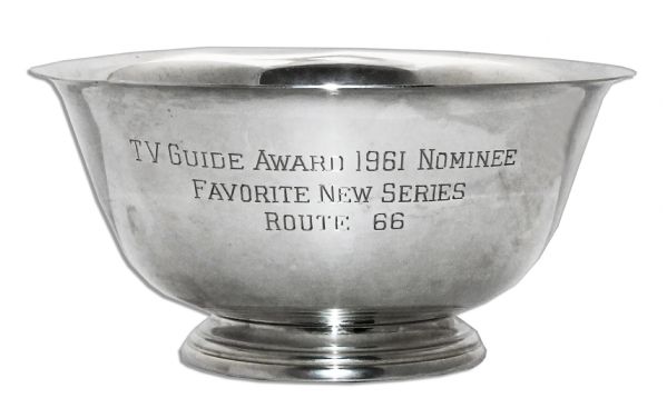 Martin Milner's ''TV Guide'' 1961 Nomination Award For His Role on the Beloved Show ''Route 66''