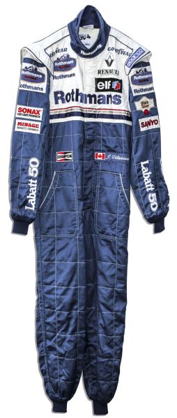Jacques Villeneuve's Racesuit From 1995