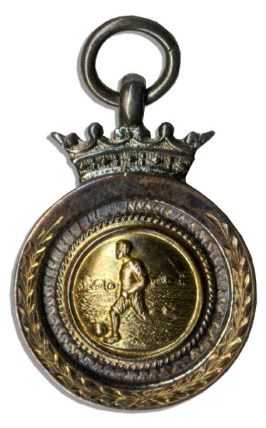 Football Season League Cup Medal From the 1932-33 Season
