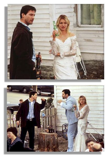 Cameron Diaz Wedding Dress From ''Feeling Minnesota'' in 1996