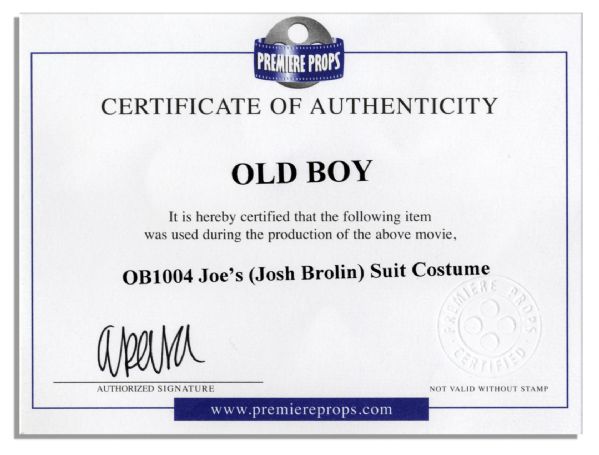 Josh Brolin Hero Suit From ''Oldboy''