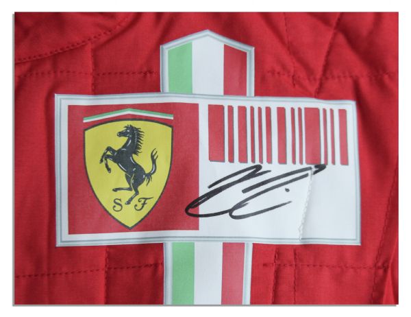 Formula One Champion Kimi Raikkonen Signed and Worn F1 Racing Suit