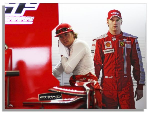 Formula One Champion Kimi Raikkonen Signed and Worn F1 Racing Suit