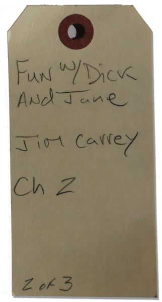 Jim Carrey Worn Costume From the 2005 Film ''Fun With Dick and Jane''