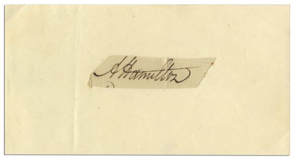 Alexander Hamilton Signature