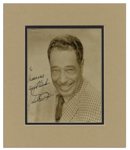 Early Duke Ellington 8'' x 10'' Photo Signed