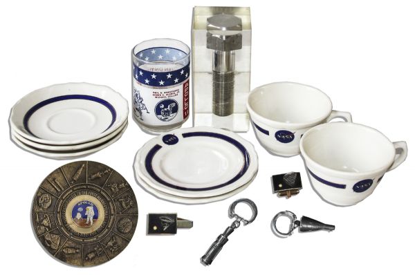 Collection of Official NASA Space Center Dishware -- From the Johnson Space Center in Houston
