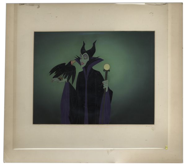 Ray Bradbury Personally Owned Disney Animation Cel of Maleficent From ''Sleeping Beauty''