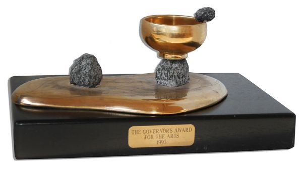 Prestigious and Elegant ''Governor's Award for the Arts'' Presented to Ray Bradbury