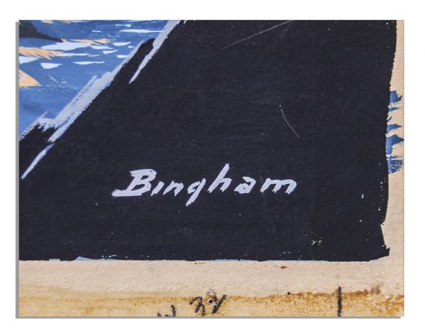 Ray Bradbury's Personally Owned James Bingham Art, Illustrating His Short Story ''The Fog Horn''