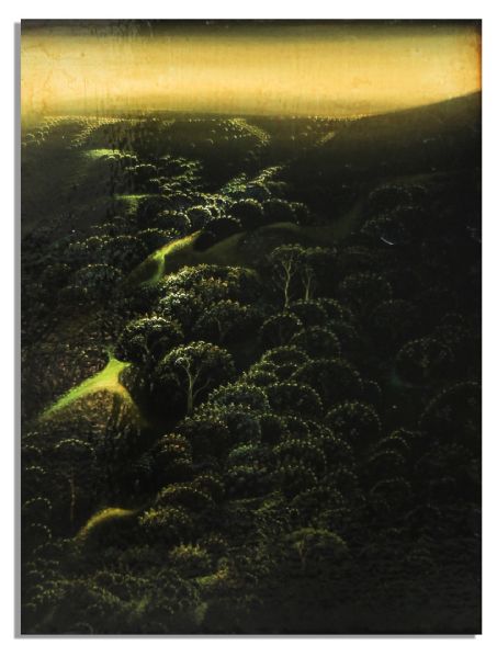 Eyvind Earle Original Landscape Oil Painting -- From the Estate of Ray Bradbury