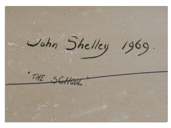 Ray Bradbury Personally Owned Painting by John Shelley