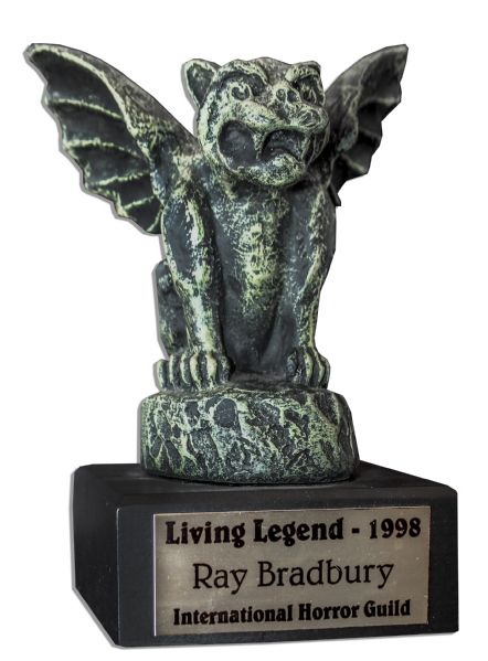 Ray Bradbury International Horror Guild Gargoyle Award From 1998