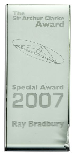 Sir Arthur Clarke Award Presented to Ray Bradbury -- For Contributions to Space Exploration