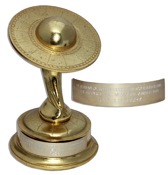 Ray Bradbury's Prestigious Saturn Award -- From the Academy of Science Fiction, Fantasy & Horror Films