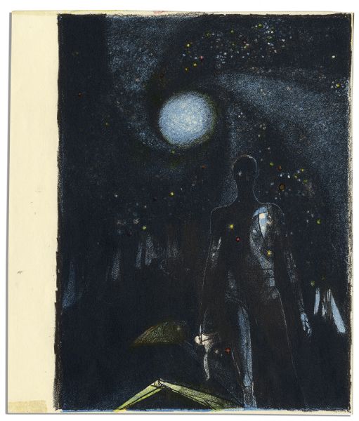 Ray Bradbury Personally Owned Lot of Artist Proofs & Prints -- Joseph Mugnaini's Art for Bradbury's Tales -- Including 4 Proofs Signed of ''Moundshroud'' From ''The Halloween Tree''
