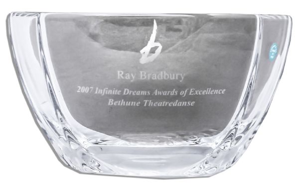 Ray Bradbury Tiffany & Co. Bowl Award