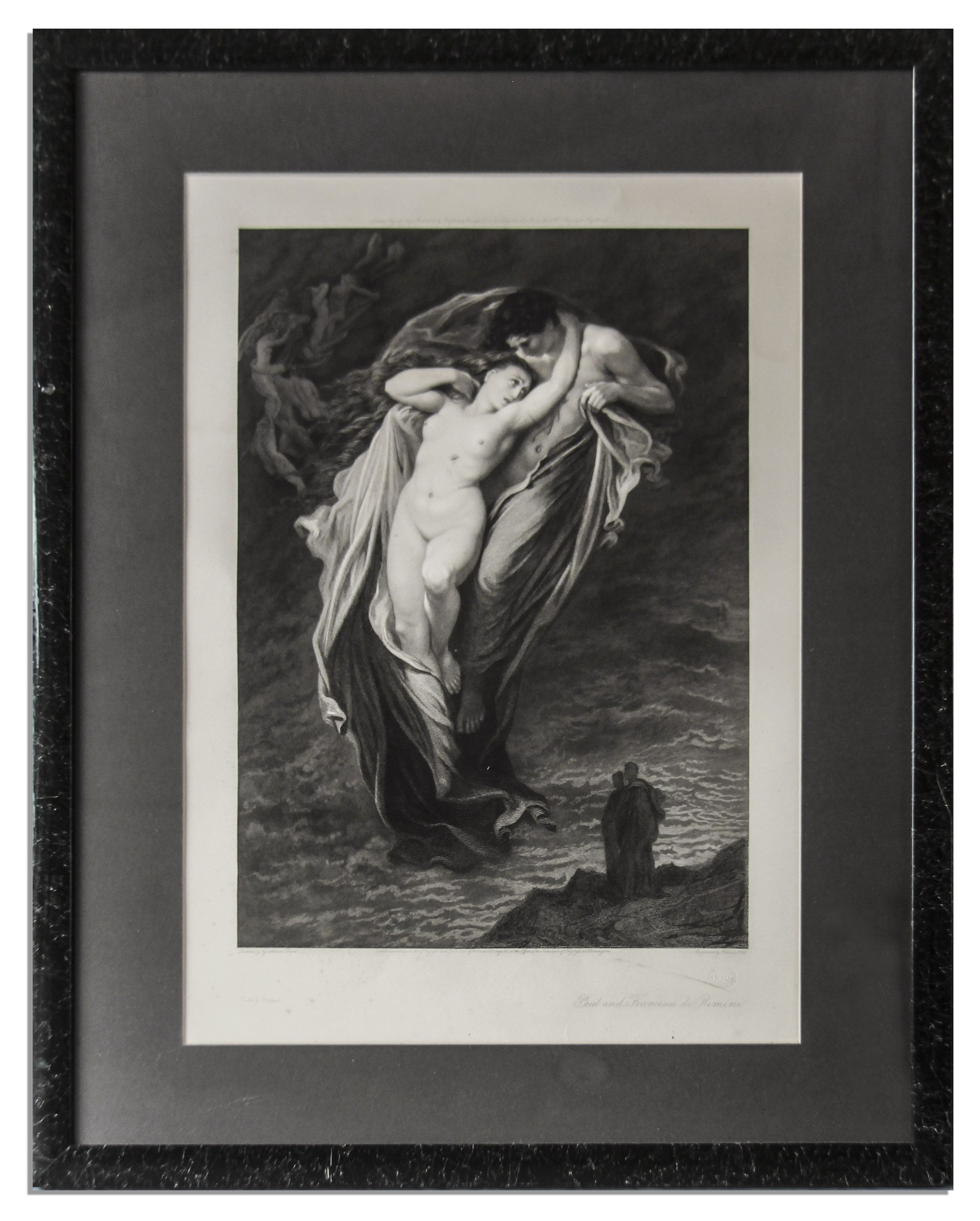 Gustave Dore Andromeda 1869 Dore Old Master Painting 12X16 Inch Framed Art Print