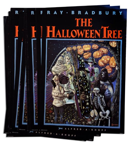 Ray Bradbury Personally Owned Folio of ''The Halloween Tree'' Concept Art