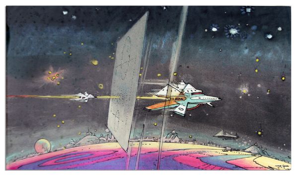 Ray Bradbury Personal Collection of 14 IMAX Concept Prints for an Educational Experience Titled ''City in the Stars''