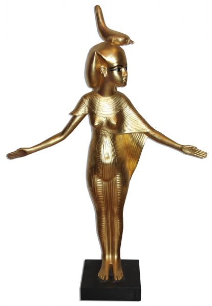 Ray Bradbury Personally Owned Ornate Egyptian Statue