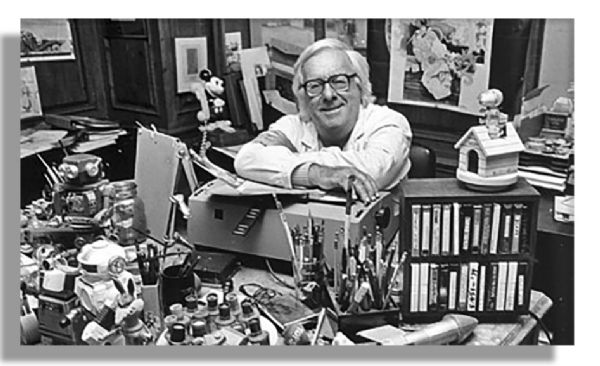 Ray Bradbury Personal Collection of 50+ Curios -- George Melies-Inspired Statue, Mummy Statue, Halloween Decorations & Quirky Curios, Many From His Desk -- Very Good -- With COA From Estate