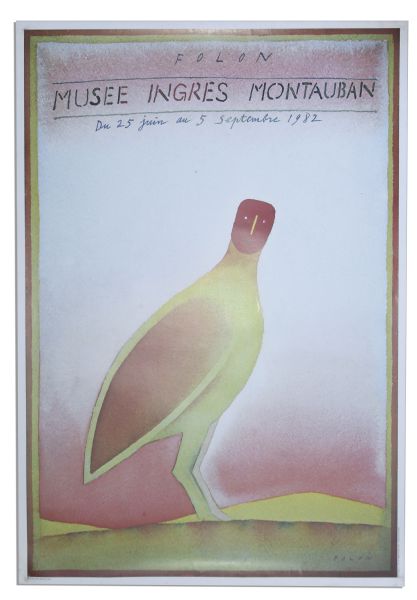 Ray Bradbury Personally Owned Lot of 11 Jean-Michel Folon Posters