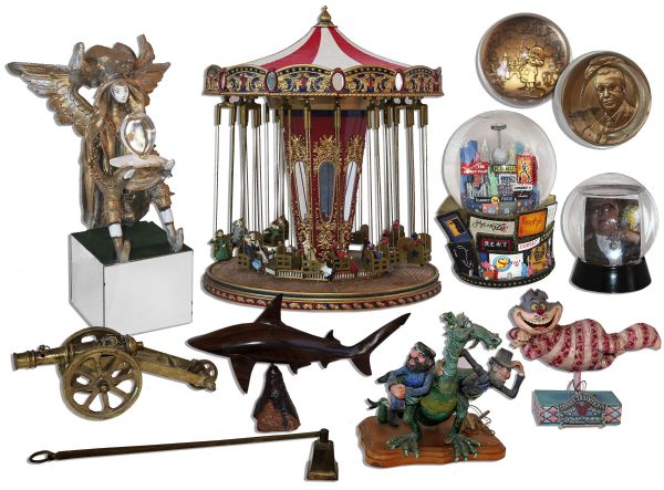Collection of Ray Bradbury Personal Items -- Including ''Goddess'' Statue That He Kept on His Mantel for Many Years