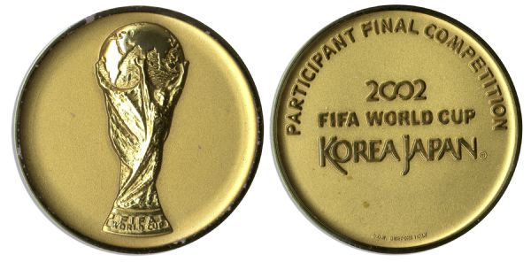Original FIFA World Cup 2002 Participant Final Competition Medal