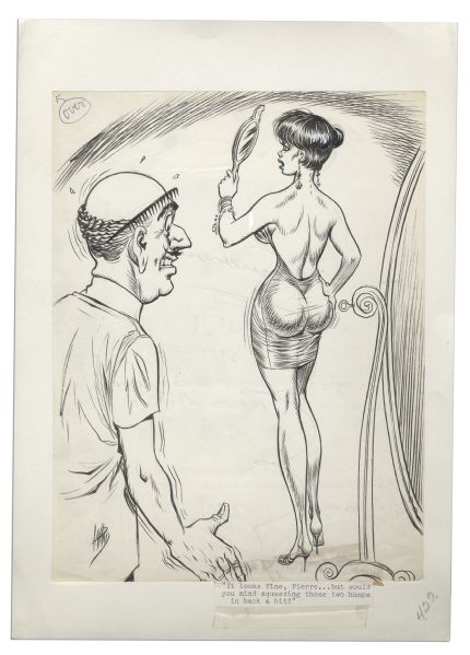 Comic Art by Bill Ward -- Excellent Vintage ''Good Girl Art''