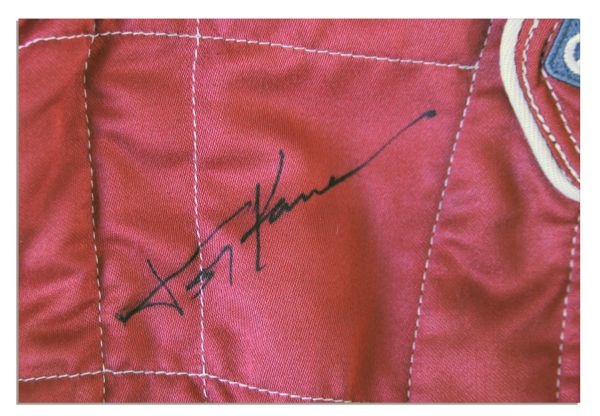 Tony Kanaan 2001 Indy 500 Race-Worn Suit Signed