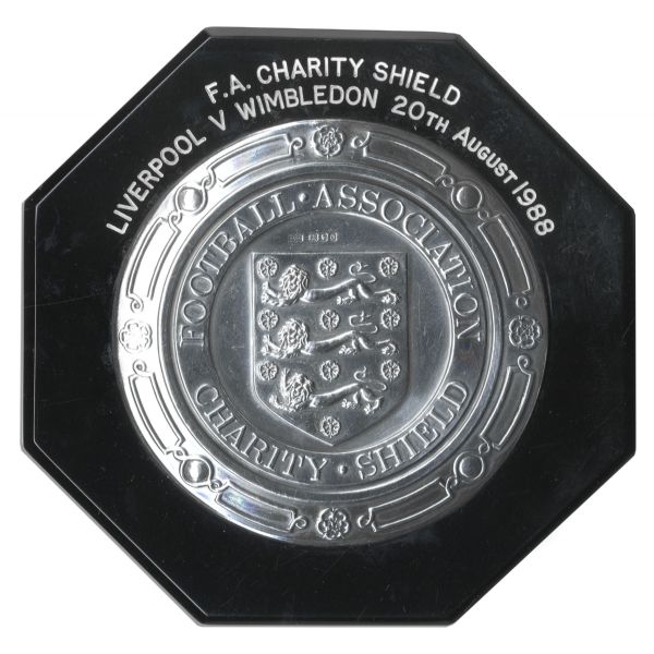 Trophy From the 1988 FA Charity Shield Football Contest -- Awarded to Player of the Liverpool Club at Wembley Stadium