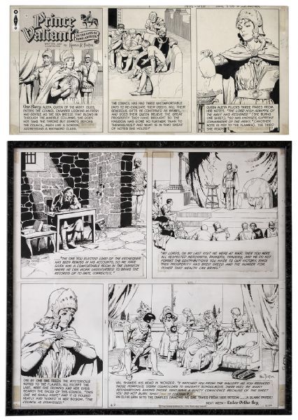 Ray Bradbury Personally Owned Hal Foster ''Prince Valiant'' Comic
