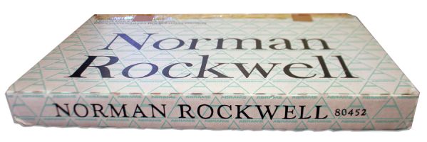 Norman Rockwell's Signature Affixed Within Coffee Table Book ''Norman Rockwell: Artist and Illustrator'' -- Nice Large Format Collection of Rockwell Illustrations