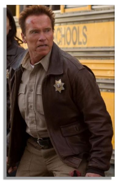 Bloodied Screen-Worn Pants for Arnold Schwarzenegger in ''The Last Stand''
