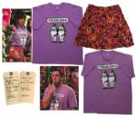 Adam Sandler Screen-Worn Tweedledee & Tweedledum T-Shirts & Skirt From Jack and Jill