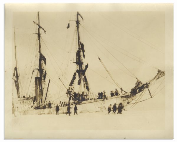 Stunning Archive of Admiral Byrd's First & Second Antarctic Expeditions -- Photos, Explorer Signatures & First Edition Booklet About Their Ship, ''City of New York''