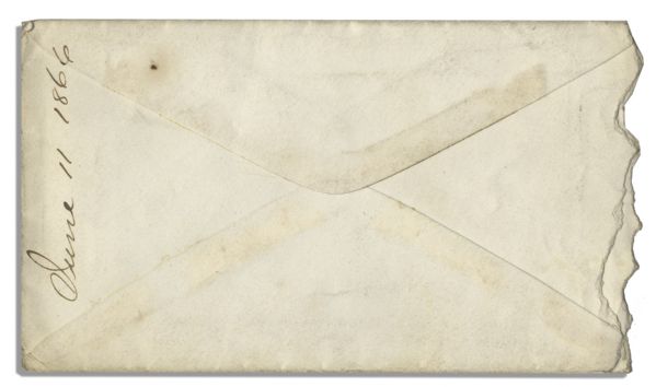 Rare James Garfield Free Franked Envelope