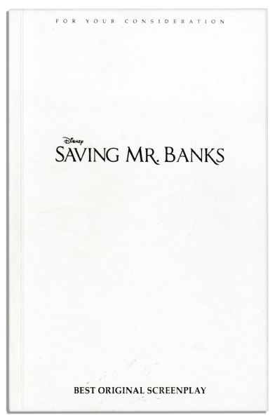 ''Saving Mr. Banks'' Script Signed by Its Leading Actors -- Including Tom Hanks, Emma Thompson Colin Farrell & More -- With Screen Actors Guild COA