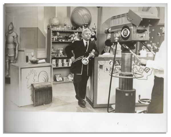 Photos of the Captain Kangaroo Set -- With 20 Different Pictures of Bob Keeshan in Costume On Set Performing as The Captain