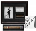 George Burns Personally Owned Cigar & Signed Photo -- With a COA From His Son -- ...these were the very last cigars in my fathers possession...