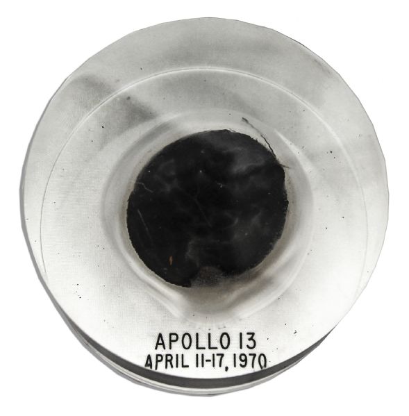 Jack Swigert's Personally Owned Apollo 13 Flown Heat Shield Plug -- A Piece Which Endured Incredible Circumstances During the Famous Mission