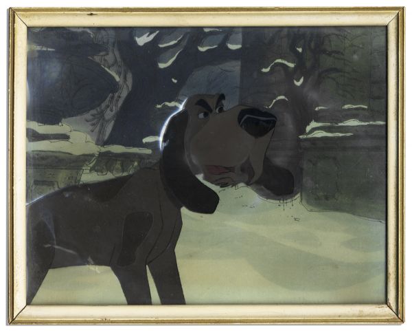 Ray Bradbury Personally Owned ''Fox and the Hound'' Disney Cel