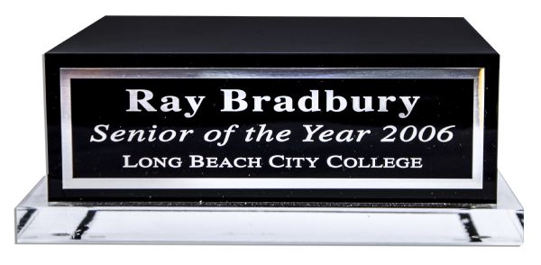 Ray Bradbury ''Senior of the Year'' Long Beach City Award