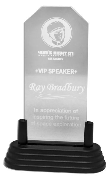 Ray Bradbury Award for ''Yuri's Night'' -- Celebrating Space Exploration