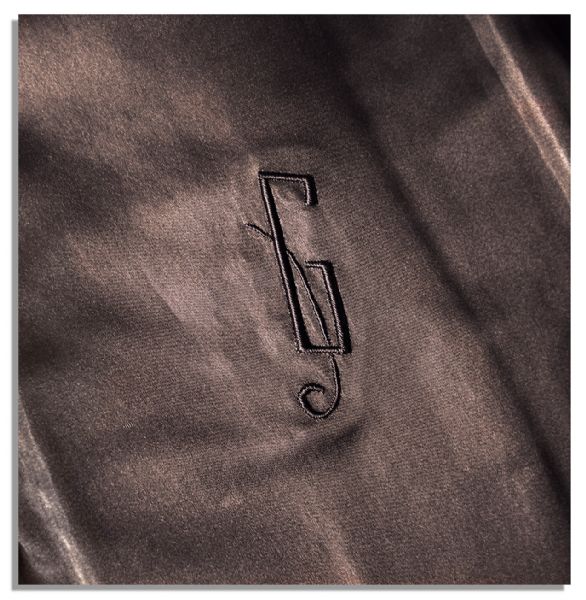 Beautiful Brown Sheared Beaver Coat Owned by Screen Legend Greta Garbo -- Features ''G'' Monogram on Silk Lining