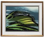 Ray Bradbury Personally Owned Art -- Limited Edition Landscape Silkscreen by Eyvind Earle Titled Beyond of the Valley
