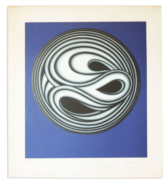 Ray Bradbury Personal Collection of Four Signed Aldo Sessa Silkscreen Prints