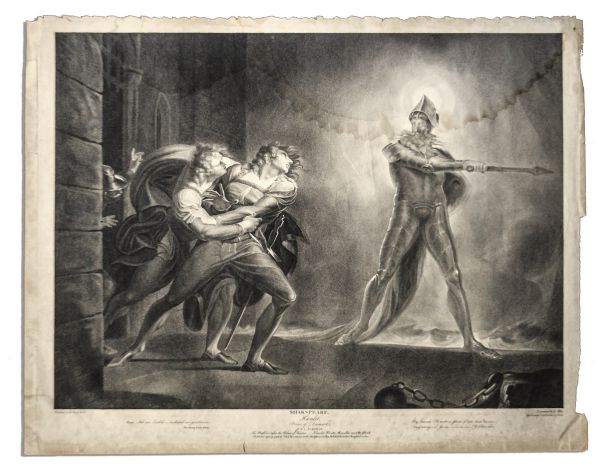 Ray Bradbury Personally Owned Set of Two Poster Prints -- One From Shakespeare's ''Hamlet''