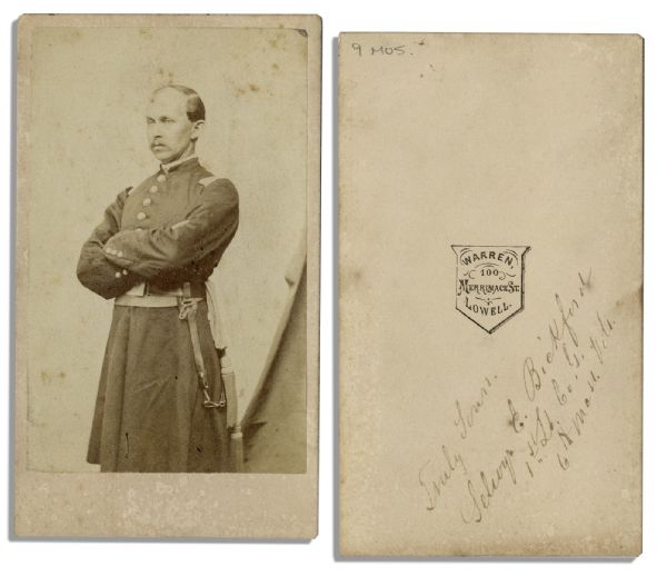Lot of 3 Letters & CDV From the Civil War -- Battle of Deserted House: ''...Wounded and dead men and horses all lying alike uncared for...I saw sights too sickening to relate...''